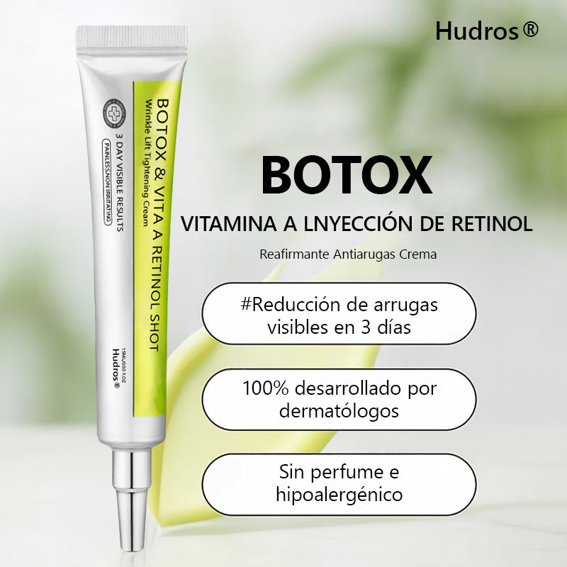 👩🏼‍⚕️ Hudros® Botox & Vita-A Retinol Shot Wrinkle-Lift Tightening cream - Last Day Promotion 70% OFF