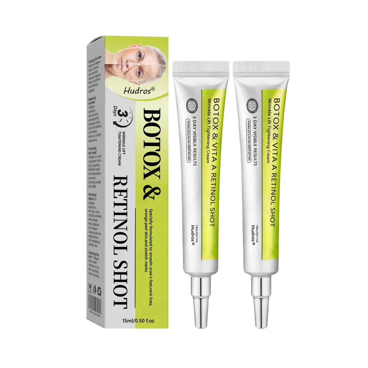 👩🏼‍⚕️ Hudros® Botox & Vita-A Retinol Shot Wrinkle-Lift Tightening cream - Last Day Promotion 70% OFF
