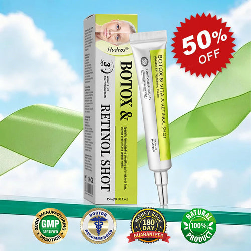 👩🏼‍⚕️ Hudros® Botox & Vita-A Retinol Shot Wrinkle-Lift Tightening cream - Last Day Promotion 70% OFF