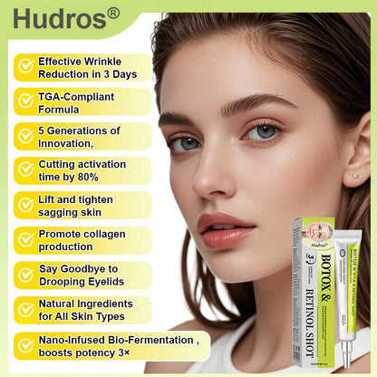 👩🏼‍⚕️ Hudros® Botox & Vita-A Retinol Shot Wrinkle-Lift Tightening cream - Last Day Promotion 70% OFF